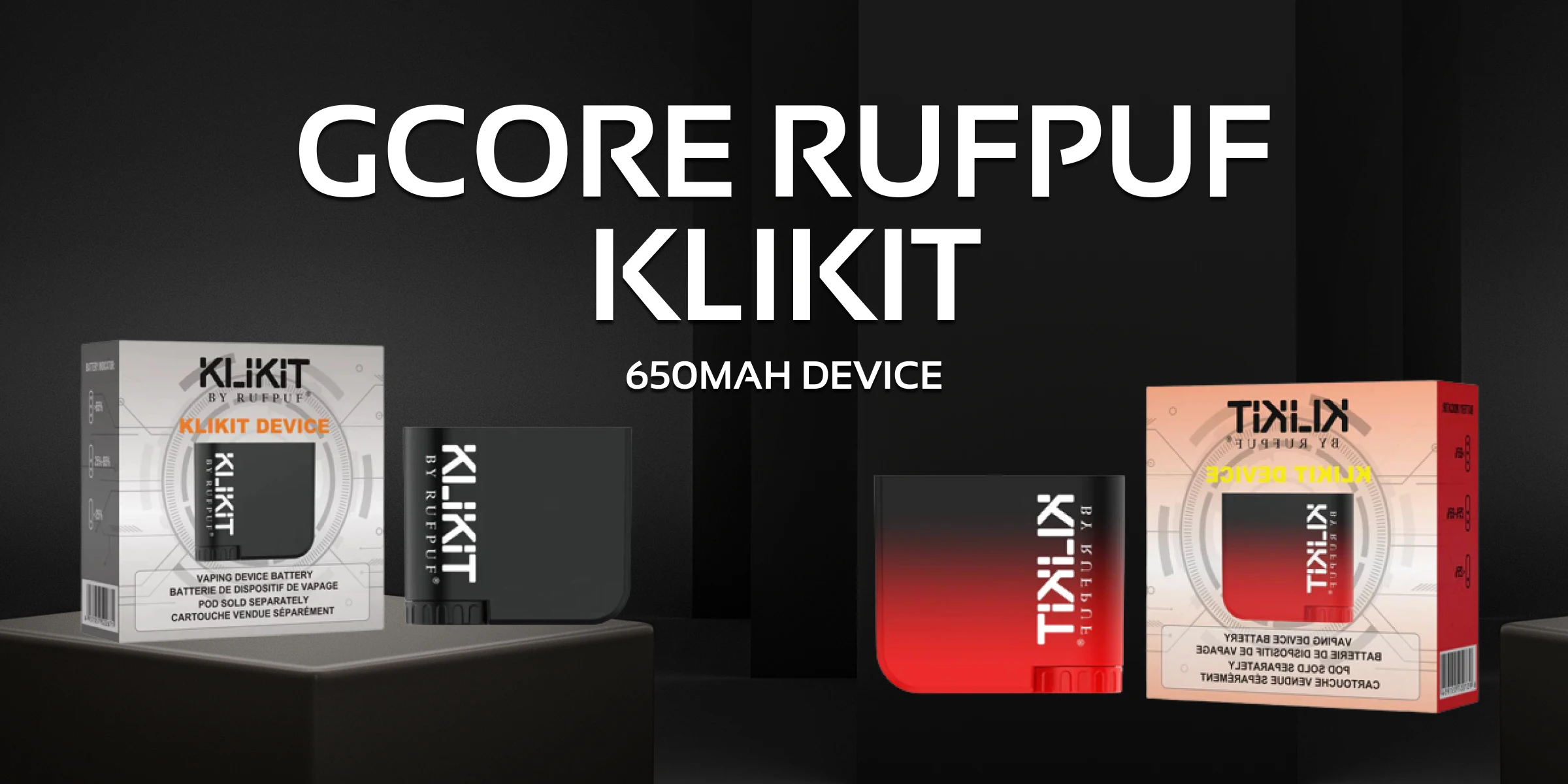 GCORE RUFPUF KLIKIT 650MAH DEVICE