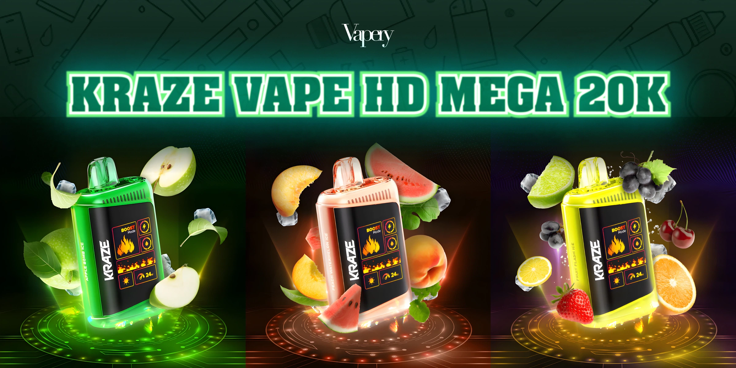 Kraze Vape HD Mega 20k